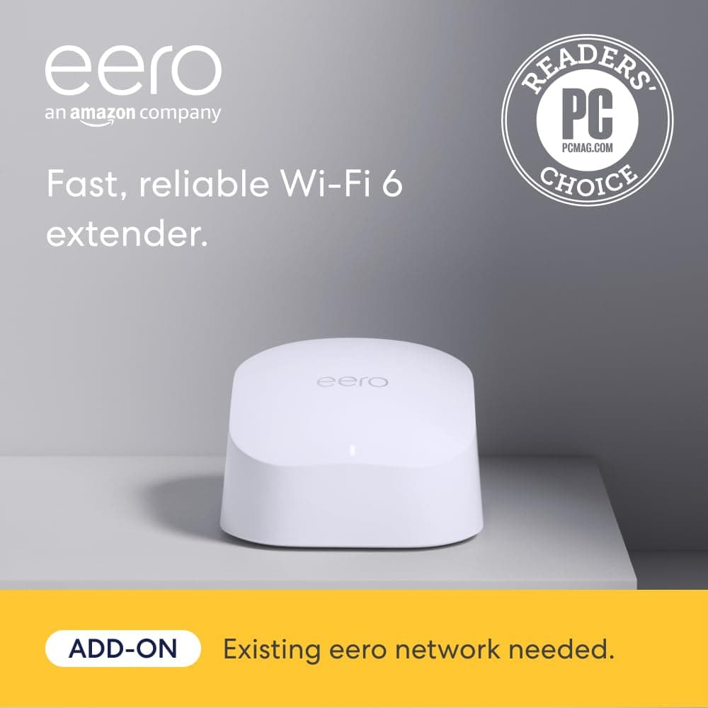 Expand Your Wi-Fi 6 Coverage with eero 6 Extender