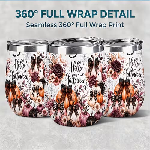Soft Vintage Halloween Floral Theme