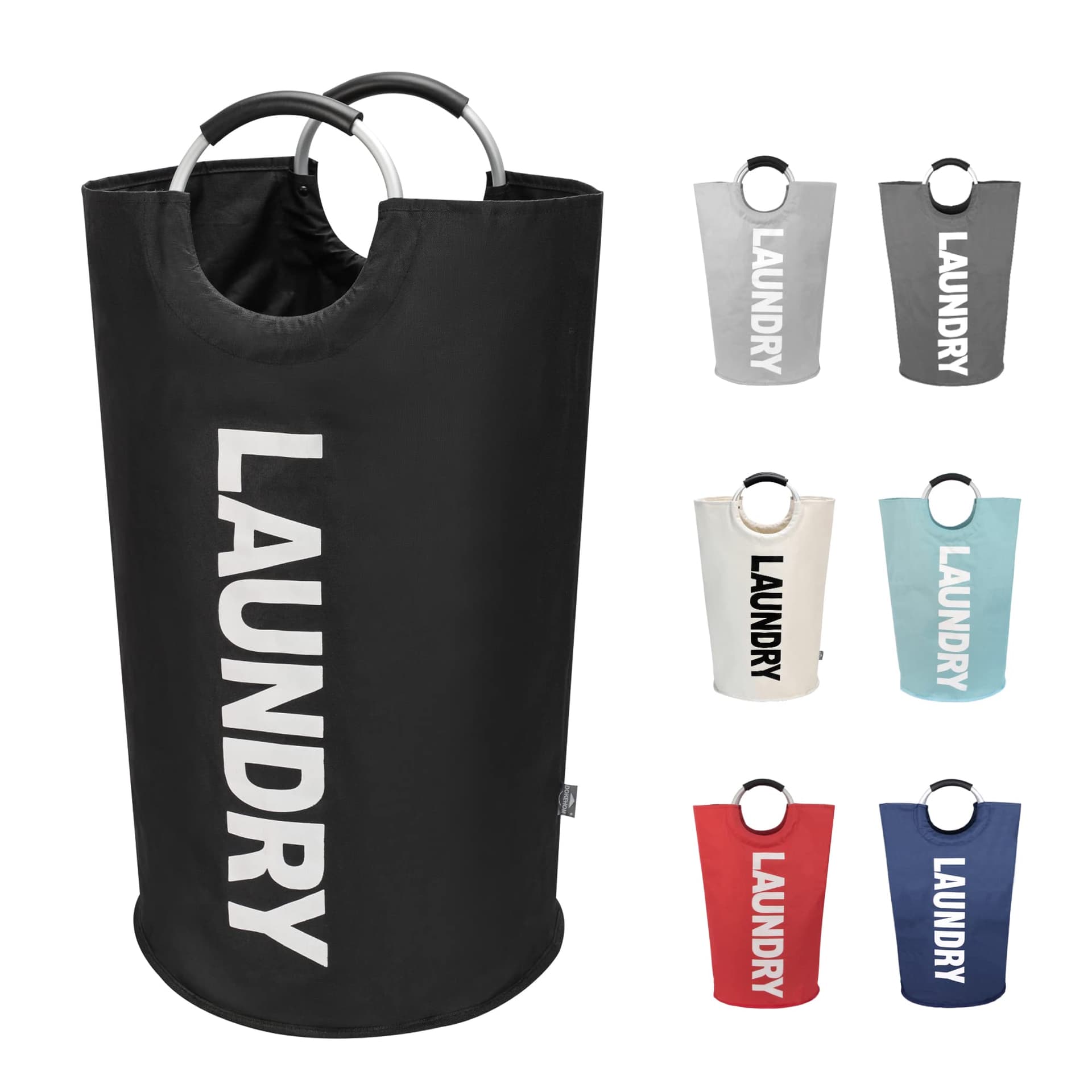 DOKEHOM 90L Laundry Basket: Space-Saving Design