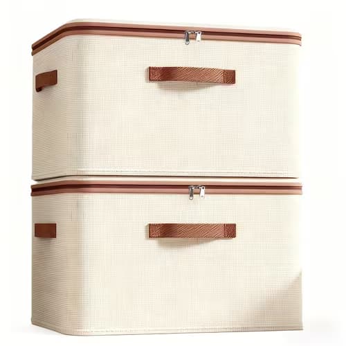 Foldable Storage Box Set for Space-Saving Solutions