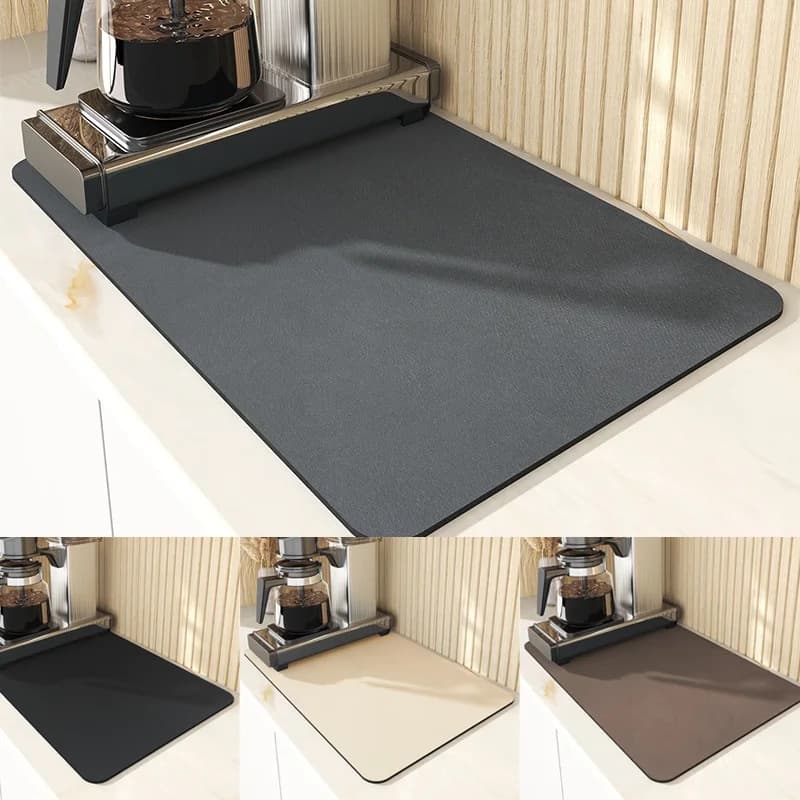 Trendy Super Absorbent Kitchen Drainage Mat