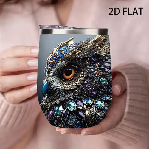 A Owl 1pc 355Ml/ 12Oz 304 Stainless Steel