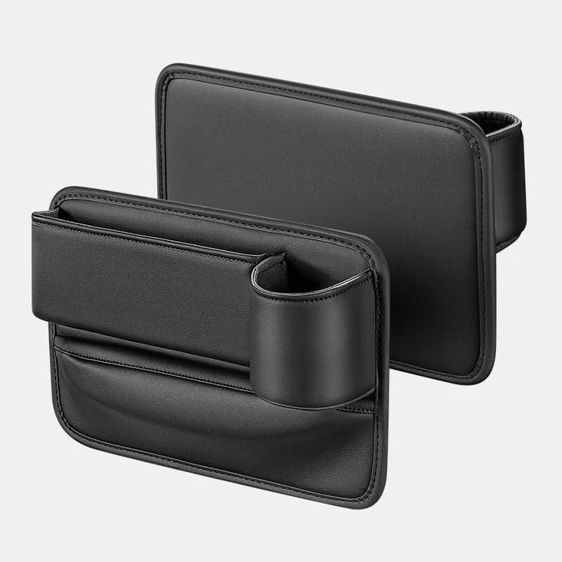 JFBONIN Pu Leather Car Seat Gap Organizer Console