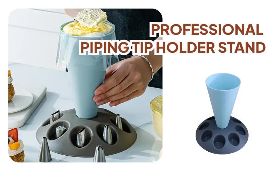 PP Pastry Cake Equipment Icing Piping Bag Stand