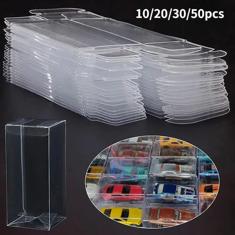 1/64 Clear Car Model Toy PVC Display Box