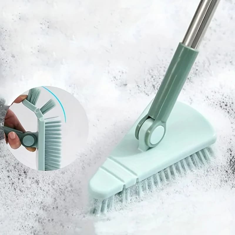 Triangle Floor Brush: Clean Every Corner Easily
