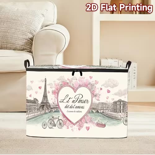 Chic Eiffel Tower Storage Box for Stylish Organization