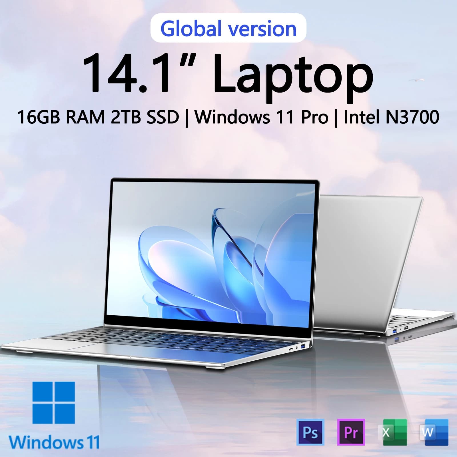 Ultra Slim 14.1" Laptop: Powerful & Portable