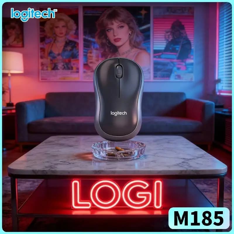 Logitech M185 Energy-Smart Mouse Auto-Sleep 1 AA Battery