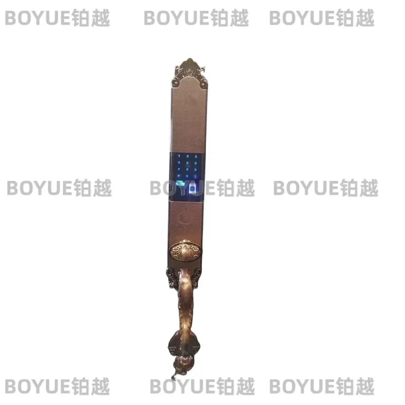 Solid Copper Smart Fingerprint Door Lock Electronic Keypad