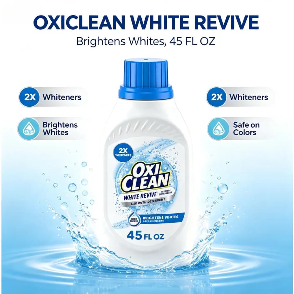 Revitalize Whites with White Revive Laundry Additive