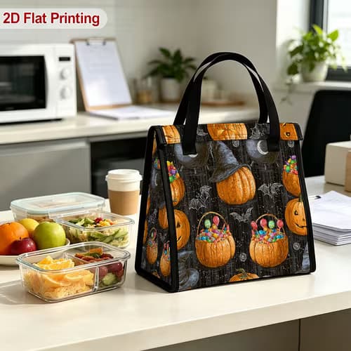 1pc Large Capacity 5.8L Halloween Pumpkins Bats Candies