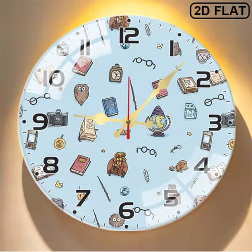 2D FLAT CLOCK