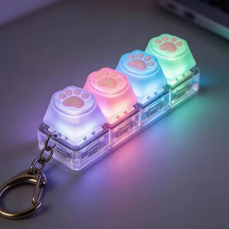 Portable LED Keychain: Your Stress Relief Gadget