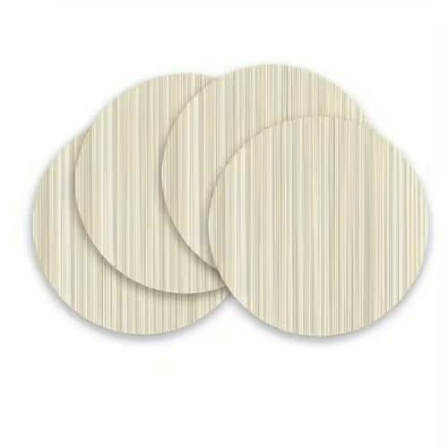 Stylish Beige Striped Placemats for Any Occasion