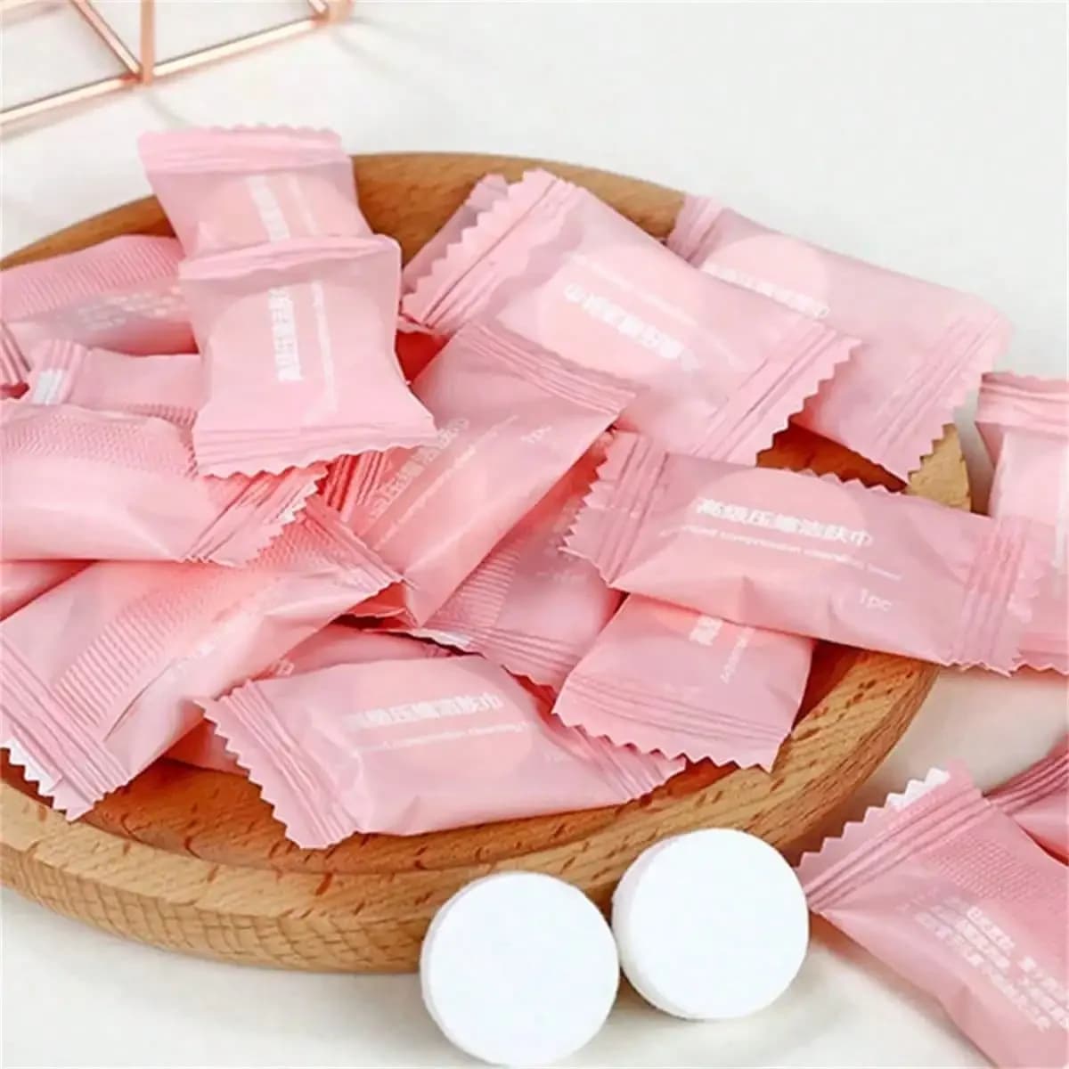 100pcs Compressed Face Towels