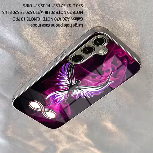 Stunning Purple Flame Phoenix Phone Case Trend