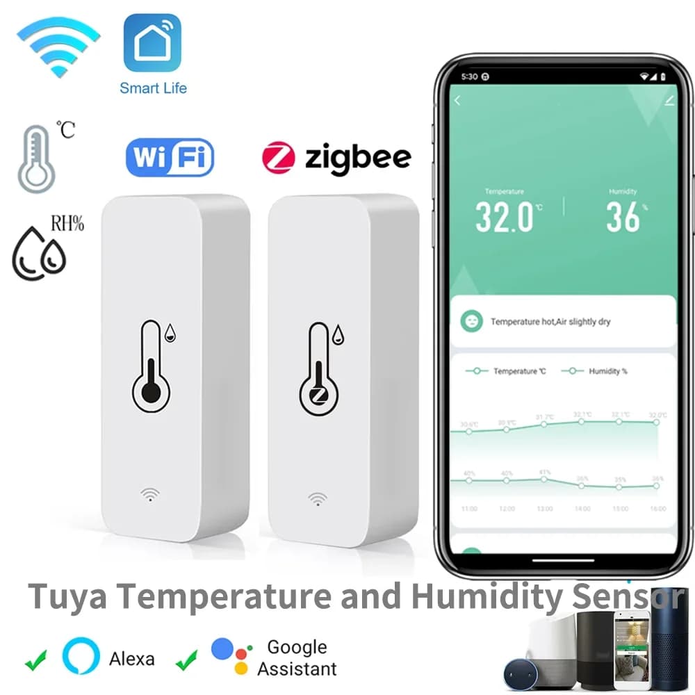 Smart Home Temperature & Humidity Sensor