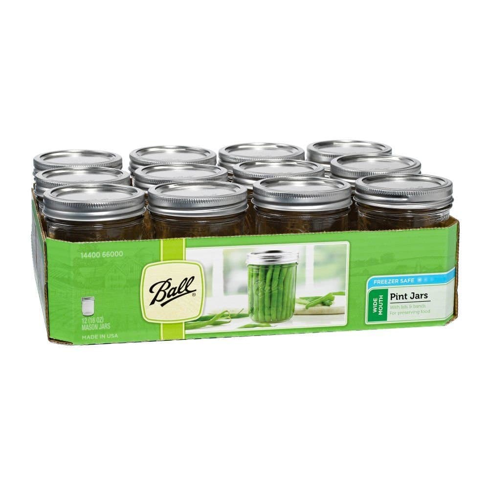 Versatile 16-Ounce Mason Jars for Canning & Crafting