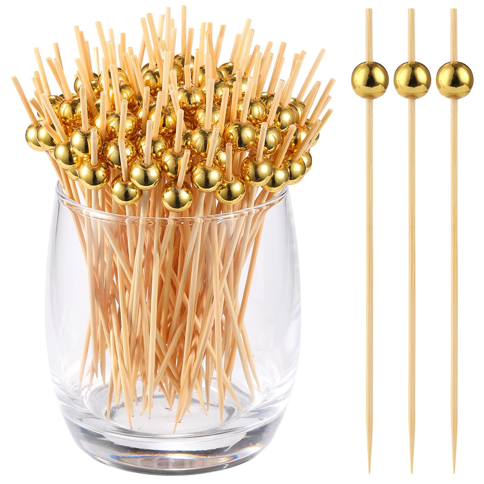 200 Gold Cocktail Picks: Elevate Your Appetizers