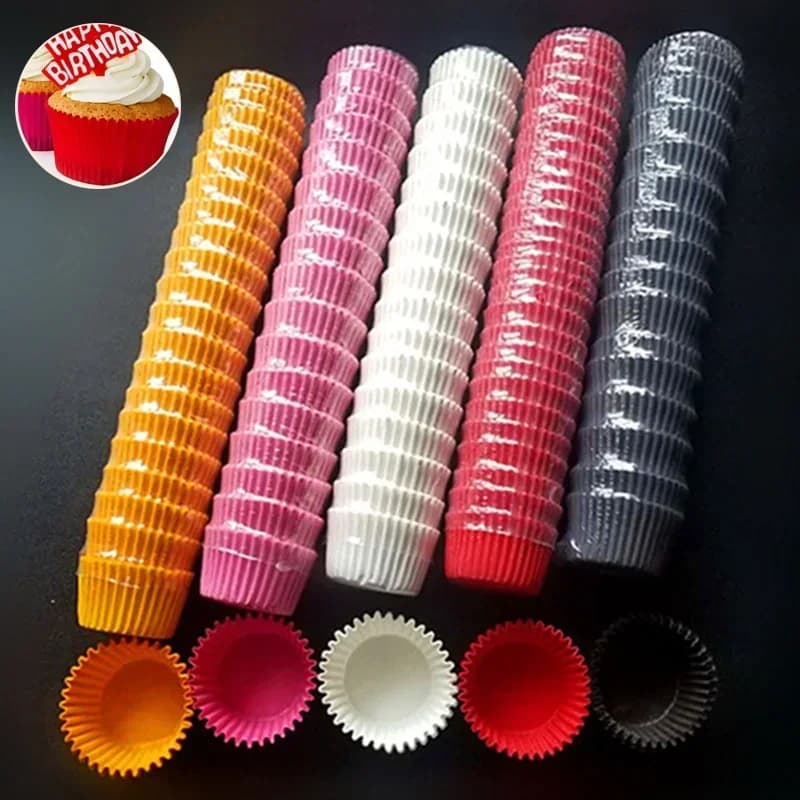 1000 Mini Chocolate Paper Liners for Baking Fun