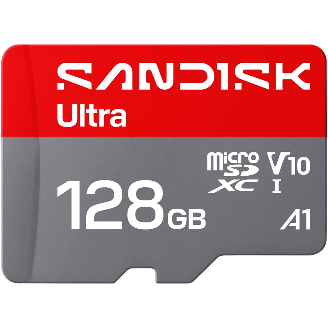 Fast 128GB microSD Card for Full HD Content