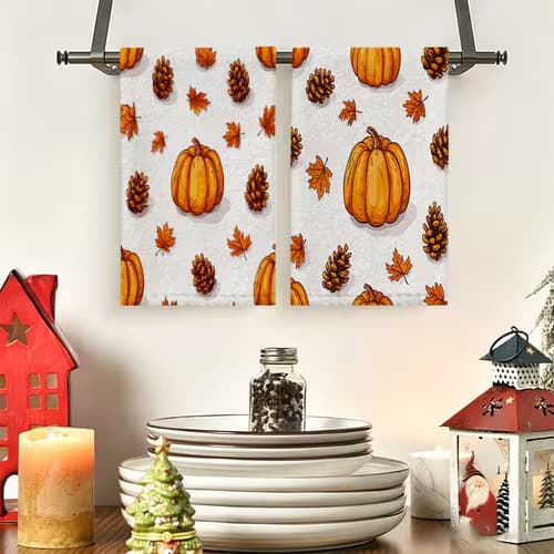 Autumn-Inspired Quick Dry Kitchen Towels