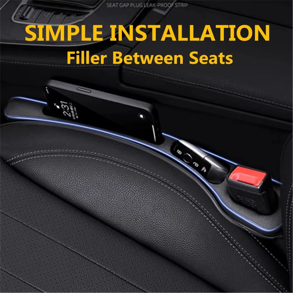 2PCS Car Seat Gap Filler Between Seats Console