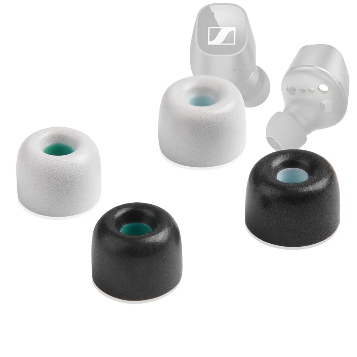 4Pcs Memory Foam Ear Tips for Sennheiser CX