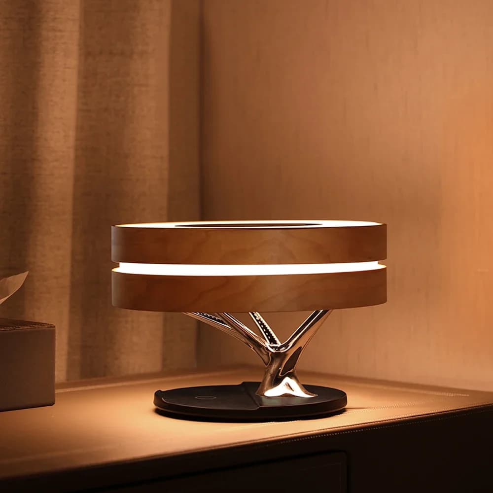 Trendy Smart Bedroom Lamp with Wireless Charging