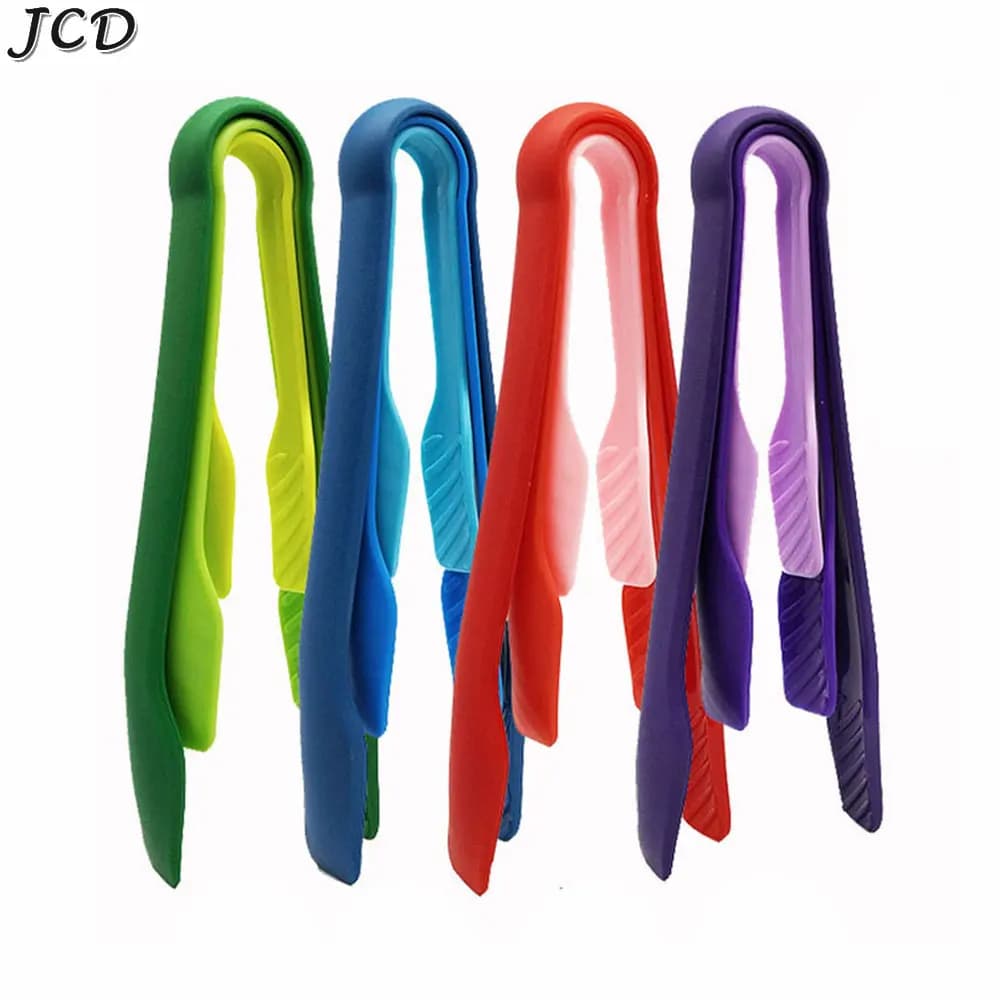 Versatile 3pcs Plastic Kitchen Tongs for Cooking