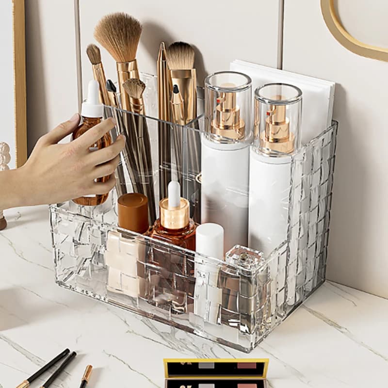 Multi-slot Makeup Storage Box with Huge Capacity