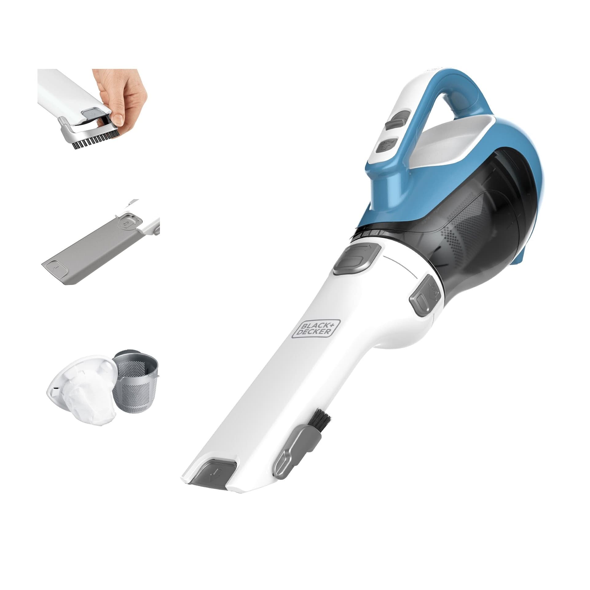 Compact Cordless Vacuum for Home & Car Cleaning