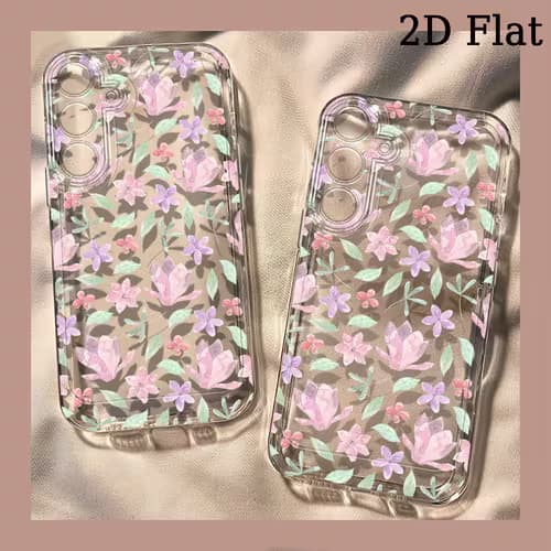 Trendy Floral Watercolor Phone Case for Samsung