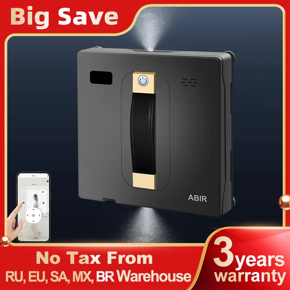 Effortless Cleaning with ABIR WD8 Window Robot