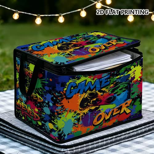 Trendy Graffiti Gaming Storage Box for Organizing