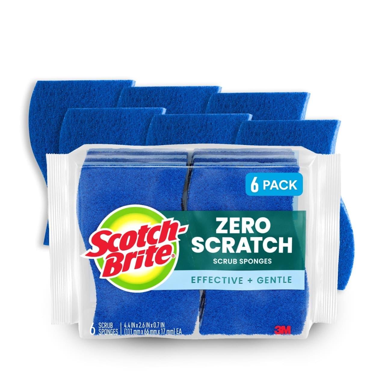 Scotch-Brite Zero Scratch Sponges: Gentle Yet Effective