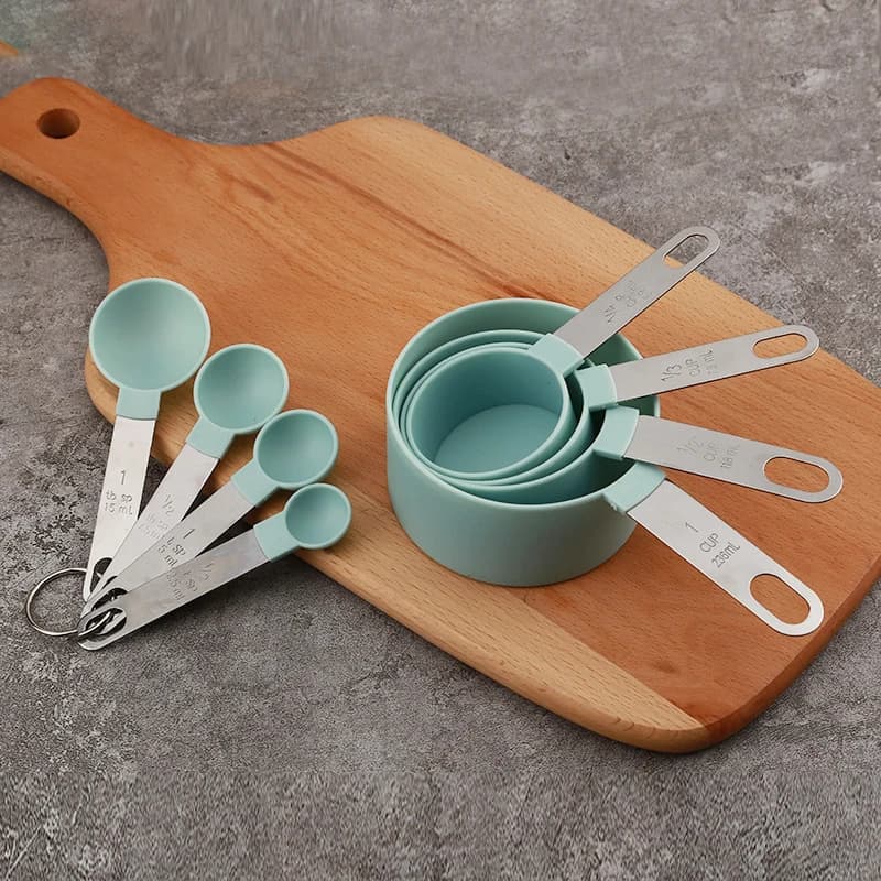 Stainless Steel Measuring Cups & Spoons Set