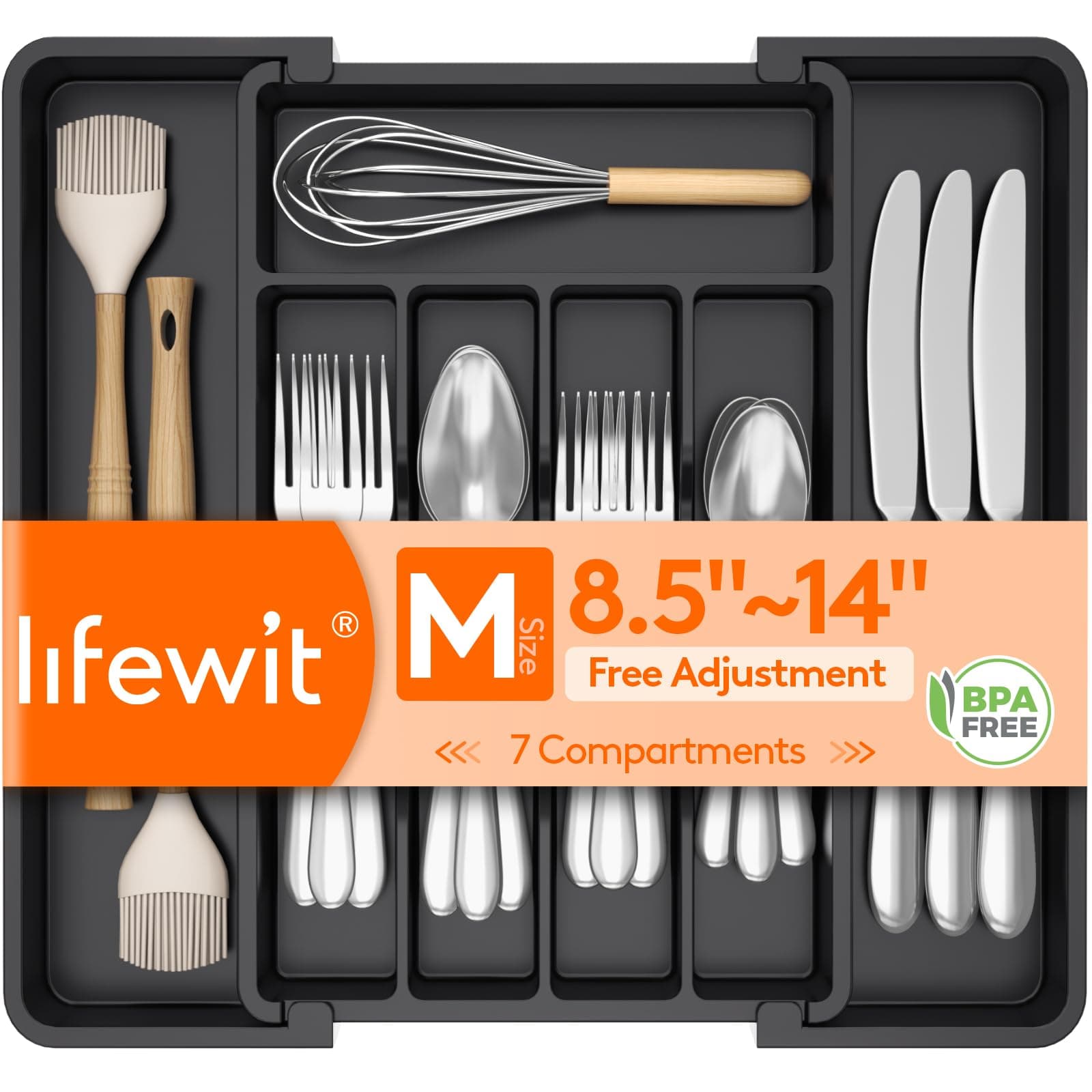 Smart Silverware Organizer for Efficient Storage