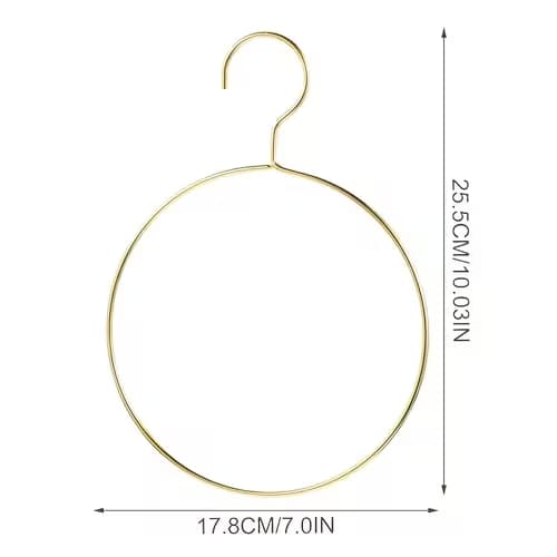 2pcs Set of Golden Scarf Hangers